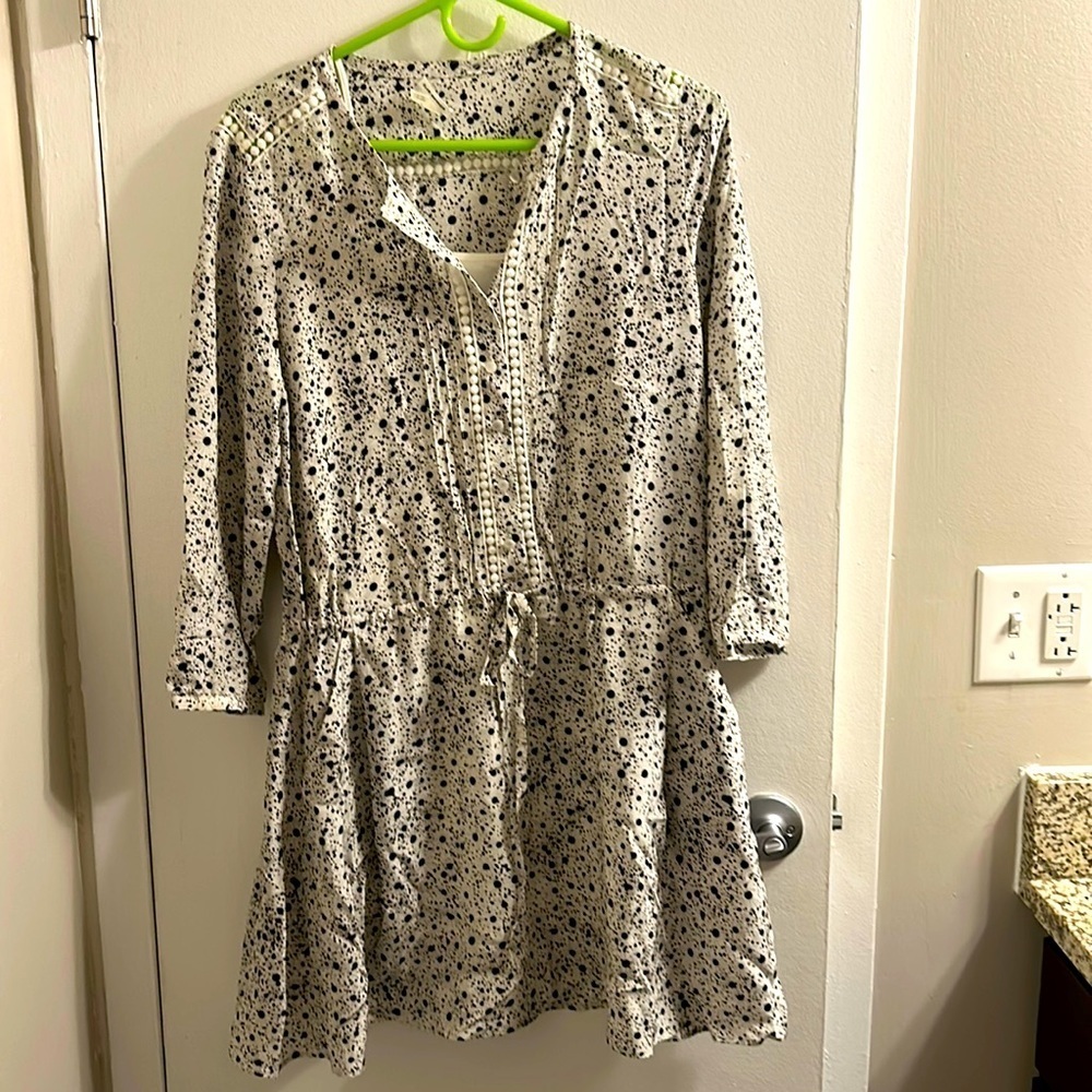 CUTE mini silk dress!